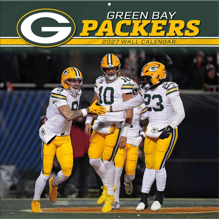 Green Bay Packers NFL Calendar 2027