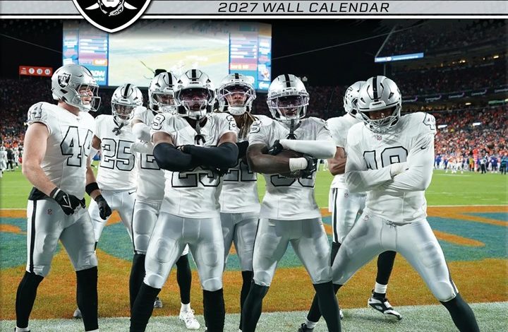 Las Vegas Raiders NFL Calendar 2027