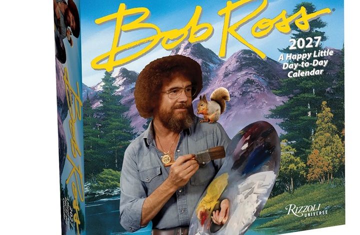 Bob Ross Desk Calendar 2027