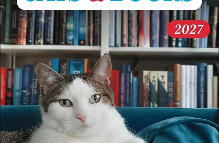 Cats & Books Calendar 2027