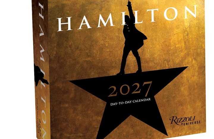 Hamilton Desk Calendar 2027