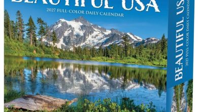 America The Beautiful Desk Calendar 2027