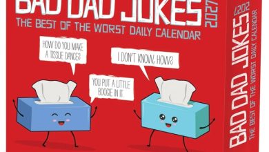 Bad Dad Jokes Desk Calendar 2027