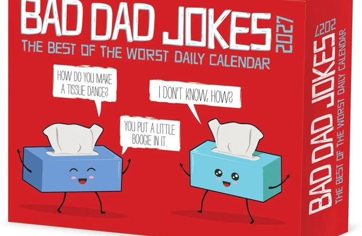 Bad Dad Jokes Desk Calendar 2027