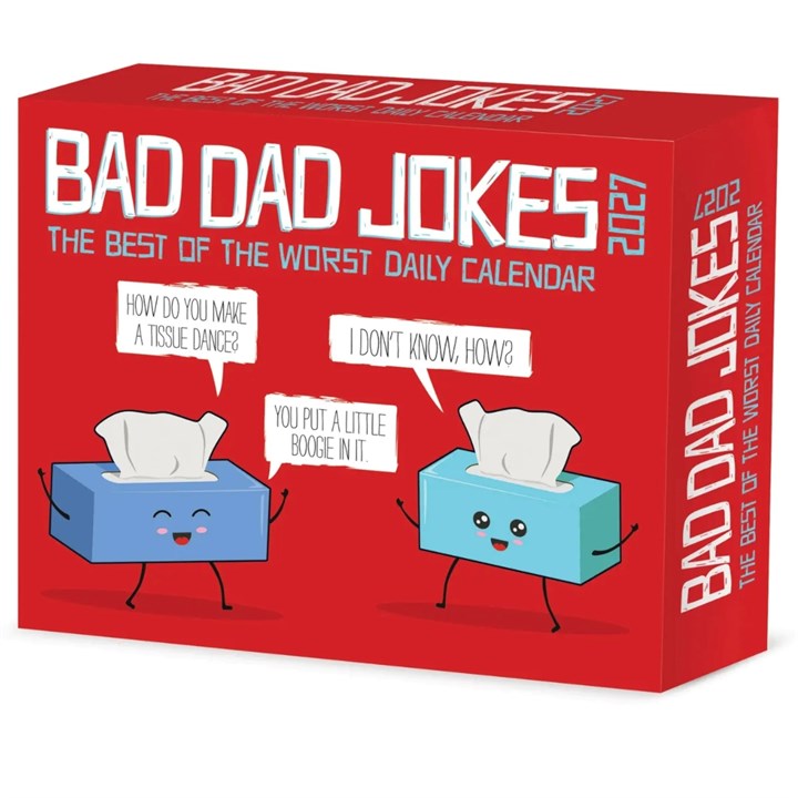 Bad Dad Jokes Desk Calendar 2027