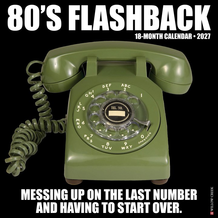 80’s Flashback Calendar 2027