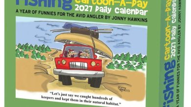 Fishing Cartoon A Day Desk Calendar 2027