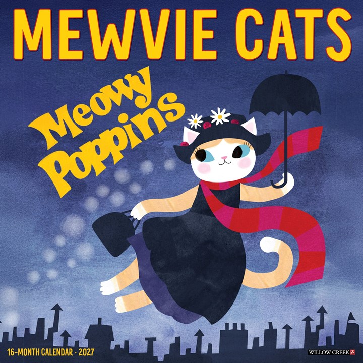 Mewvie Cats Calendar 2027