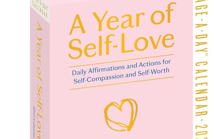 A Year Of Self Love Desk Calendar 2027