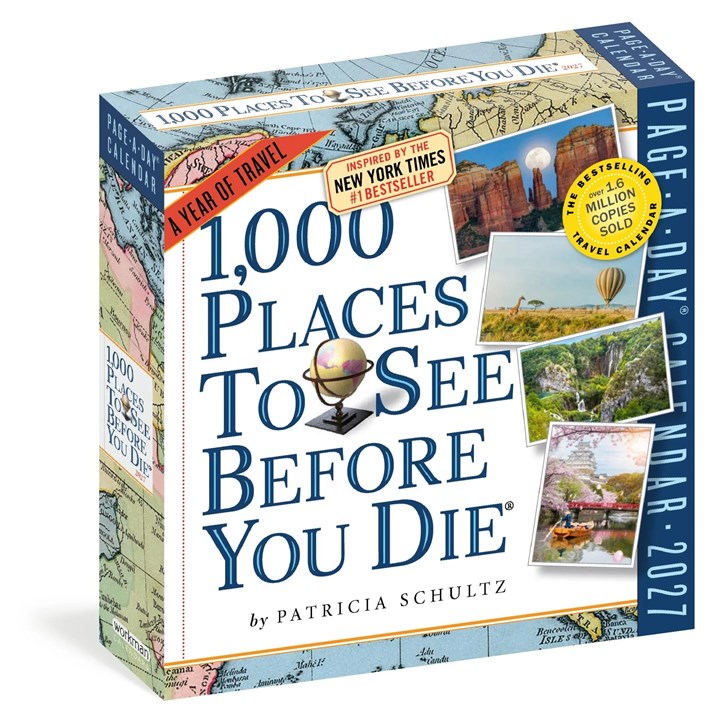 1,000 Places To See Before You Die Desk Calendar 2027