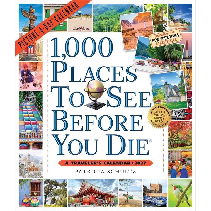 1,000 Places To See Before You Die Deluxe Calendar 2027
