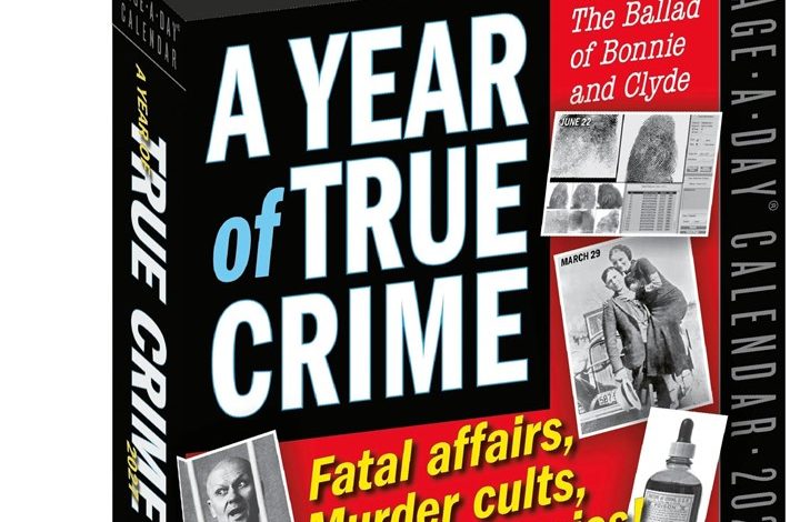 A Year of True Crime Desk Calendar 2027