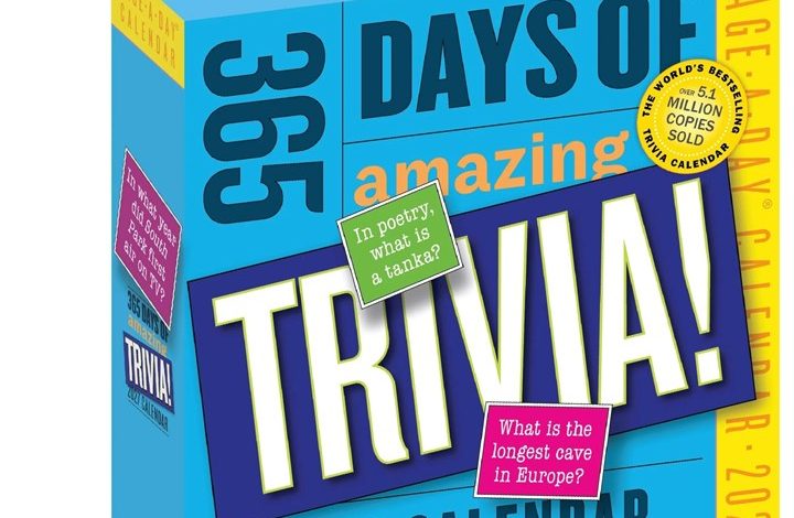 365 Days Of Amazing Trivia Desk Calendar 2027