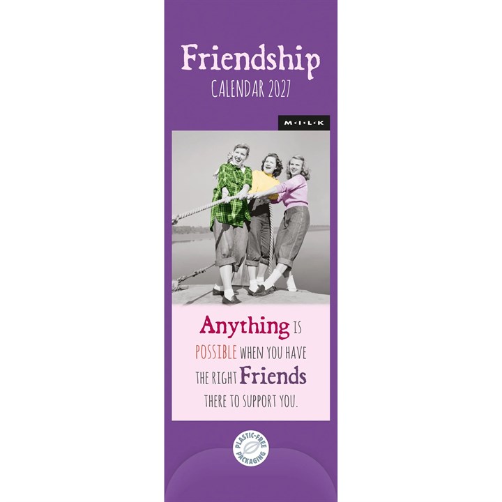 MILK, Friendship Slim Calendar 2027