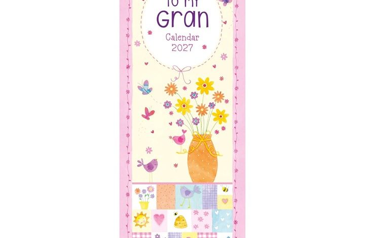 To My Gran Slim Calendar 2027