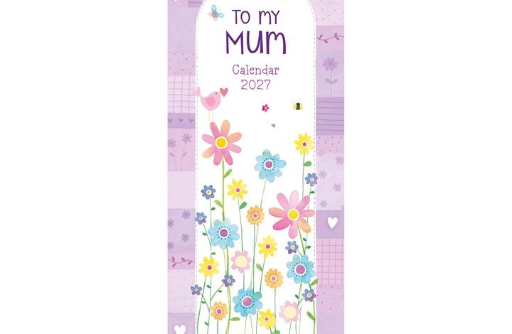 To My Mum Slim Calendar 2027
