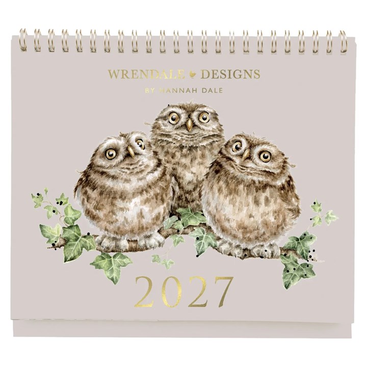 Wrendale Designs, Hello Easel Desk Calendar 2027