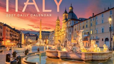 Italy Desk Calendar 2027
