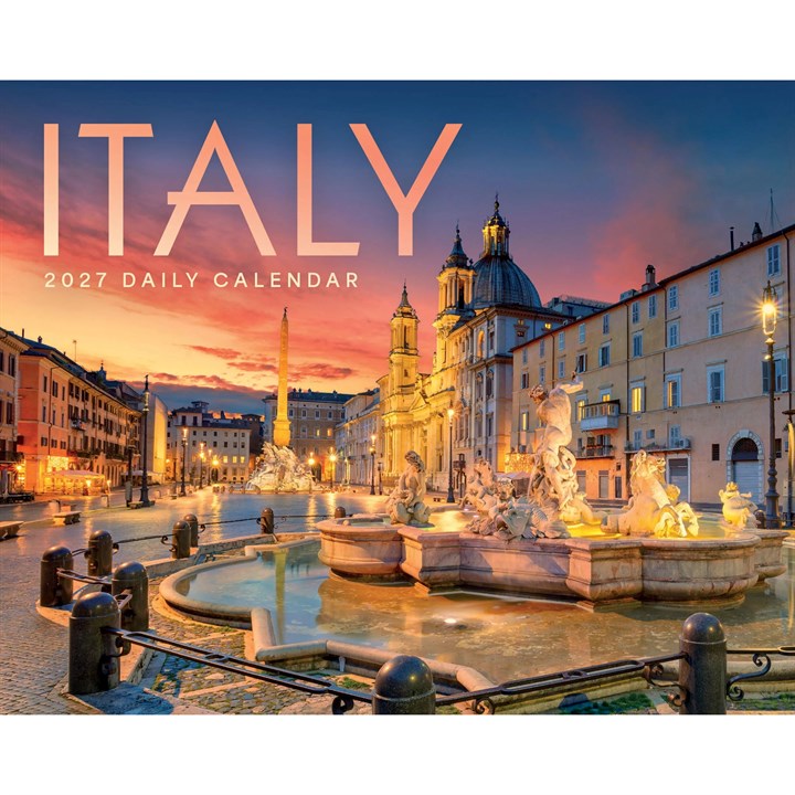 Italy Desk Calendar 2027