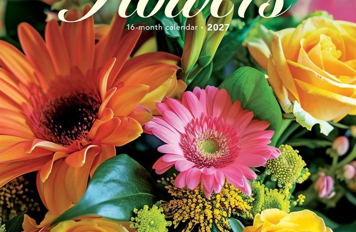 Flowers Mini Calendar 2027