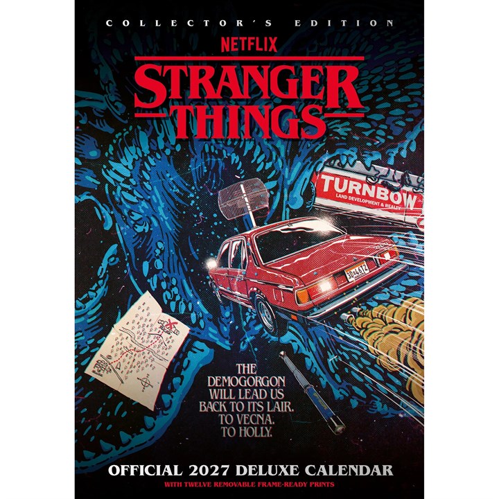 Stranger Things Collector’s Edition A3 Calendar 2027