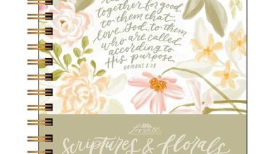 Scriptures & Florals A5 Diary 2027
