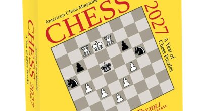 Chess Desk Calendar 2027