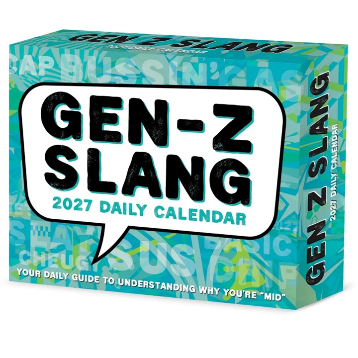 Gen Z Slang Desk Calendar 2027