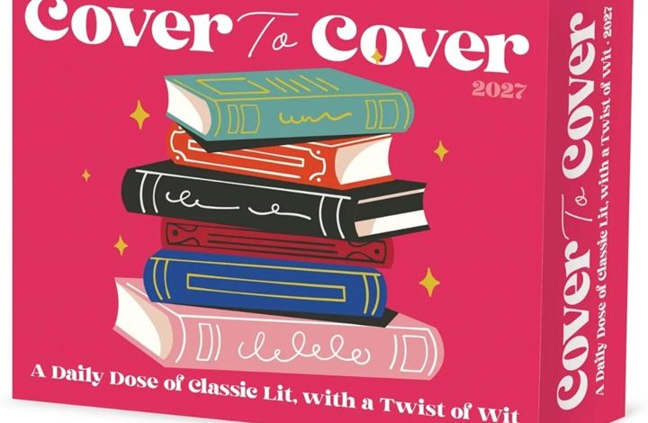 Cover to Cover Desk Calendar 2027