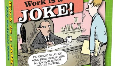 Work is a Joke Desk Calendar 2027
