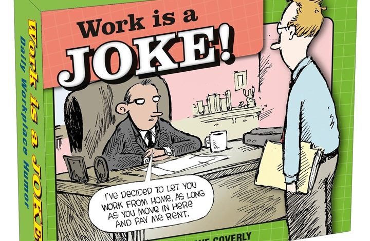 Work is a Joke Desk Calendar 2027