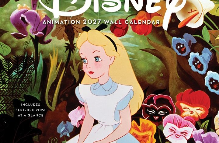 Disney Animation Calendar 2027
