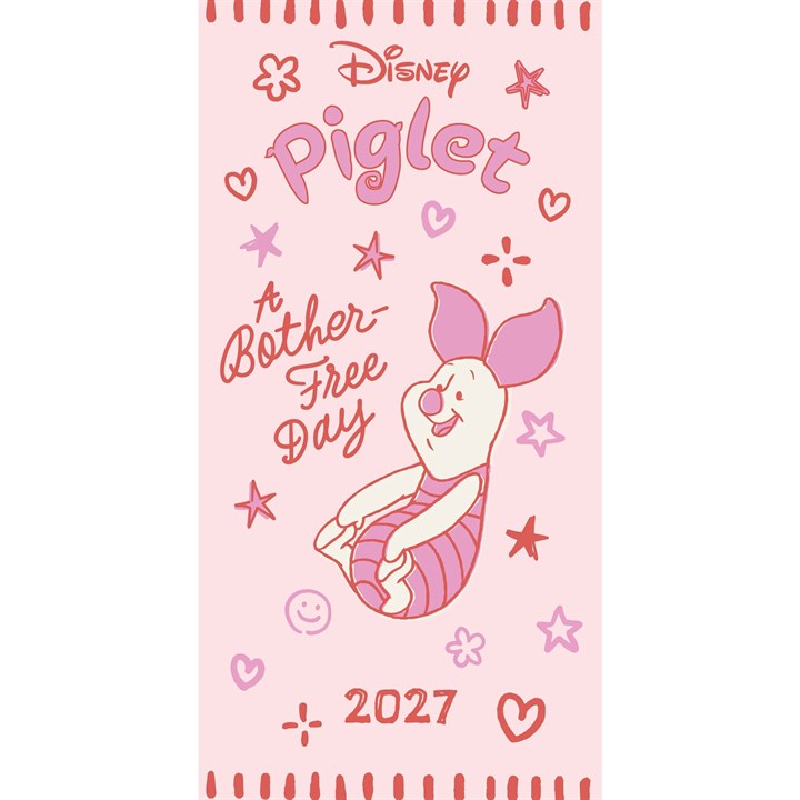 Disney, Winnie The Pooh, Piglet Slim Diary 2027