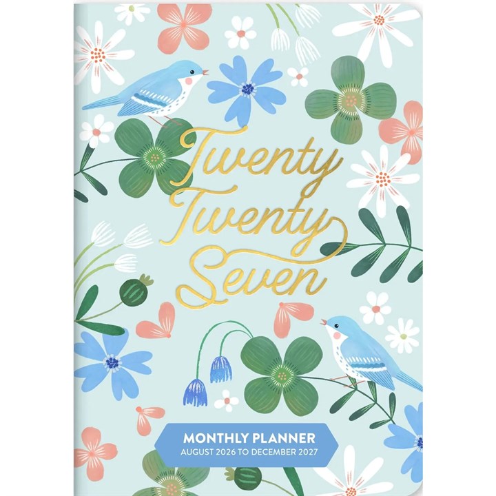 Birds & Blooms Monthly A6 Diary 2026 – 2027