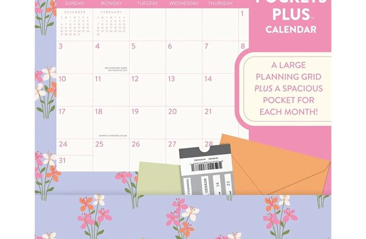 Secret Garden Deluxe Pocket Calendar 2027