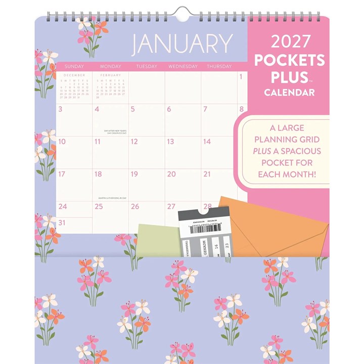Secret Garden Deluxe Pocket Calendar 2027
