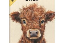 Highland Cow Monthly A6 Diary 2026 - 2027