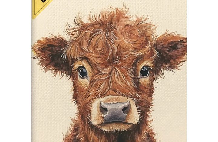 Highland Cow Monthly A6 Diary 2026 - 2027