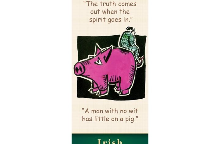 Irish Proverbs Bookmark Calendar 2027