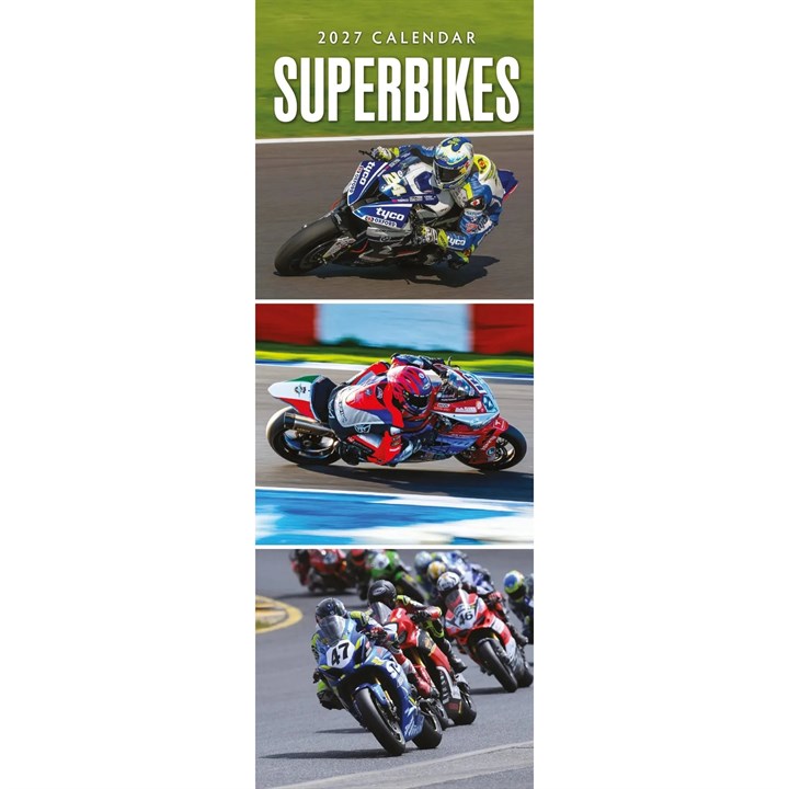 Superbikes Slim Calendar 2027