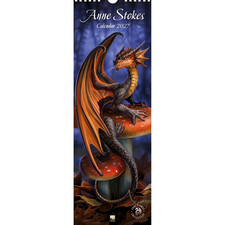Anne Stokes Slim Calendar 2027