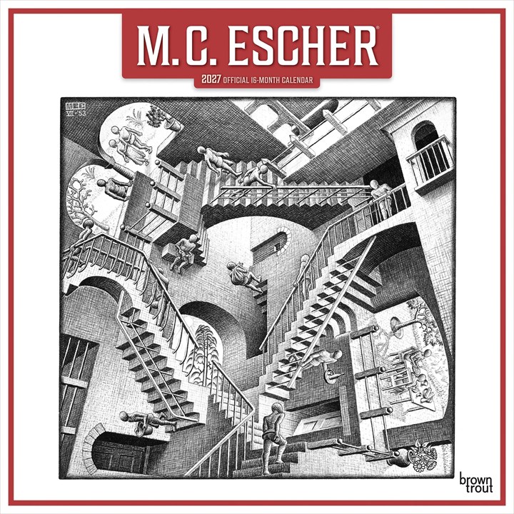 M C Escher Calendar 2027
