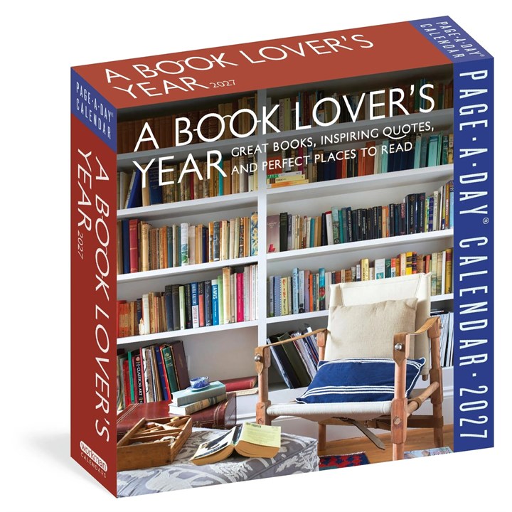 A Book Lovers Year Desk Calendar 2027
