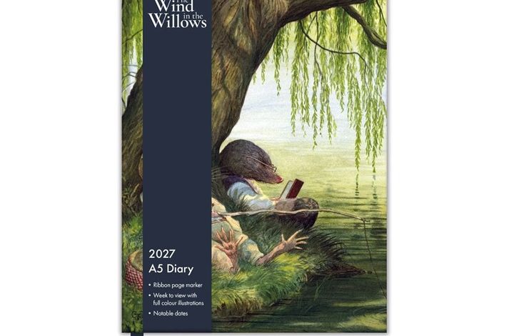 Wind in the Willows A5 Diary 2027