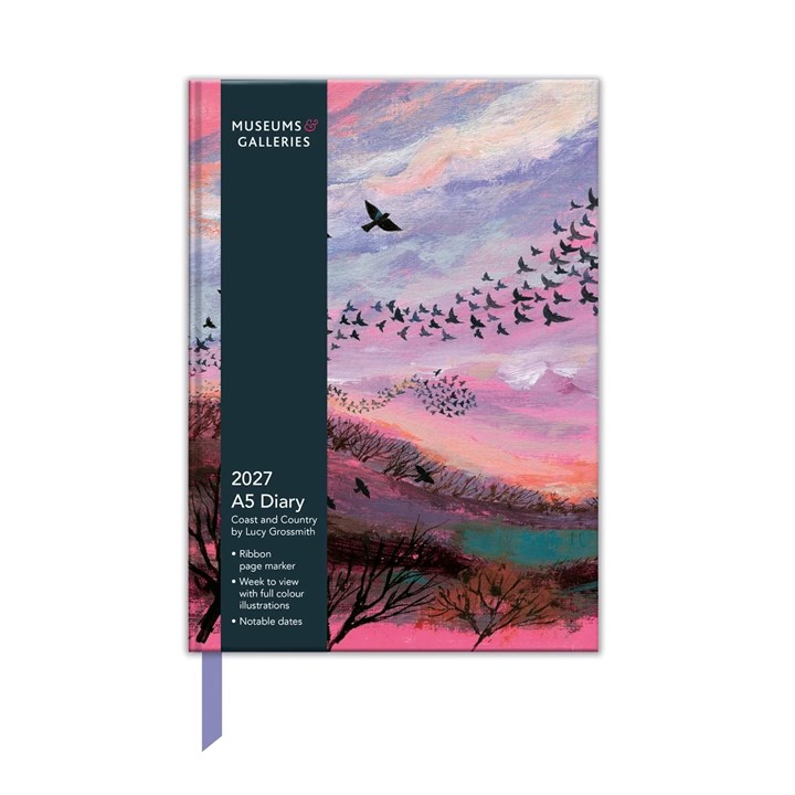 Lucy Grossmith, Coast and Country A5 Diary 2027