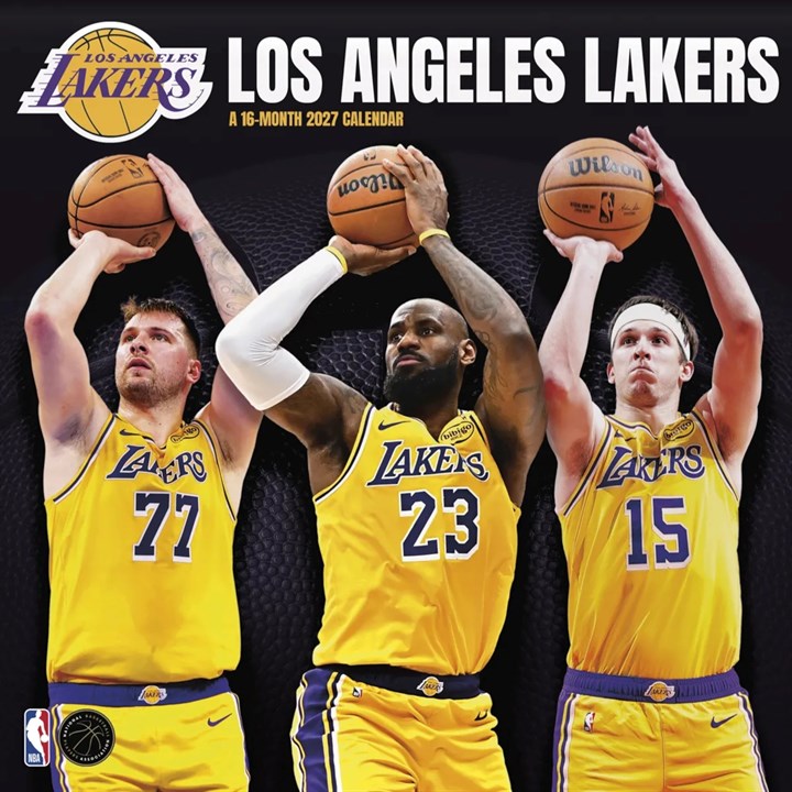 Los Angeles Lakers NBA Calendar 2027