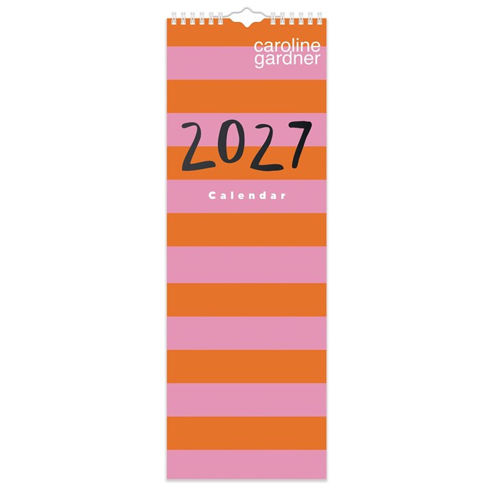 Caroline Gardner, Stripes Slim Calendar 2027
