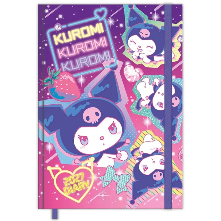 Hello Kitty, Kuromi Day to View A5 Diary 2027