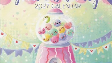 Good Vibes Only Calendar 2027