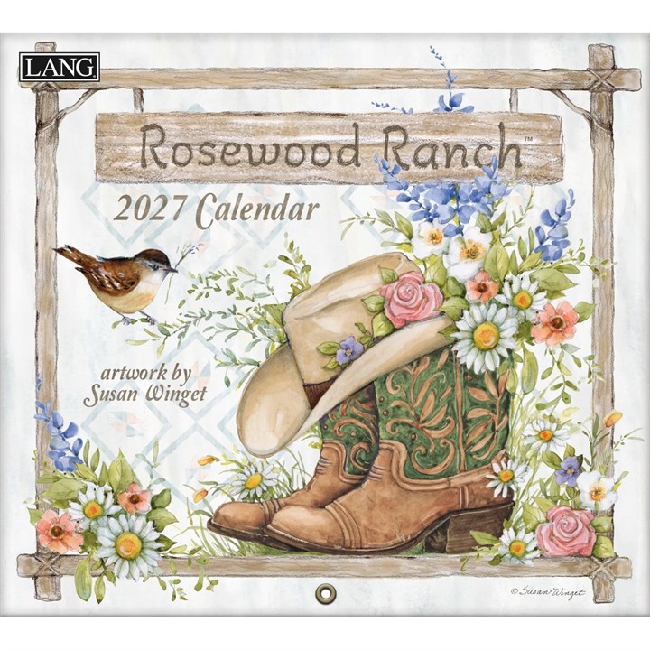 Susan Winget, Rosewood Ranch Deluxe Calendar 2027